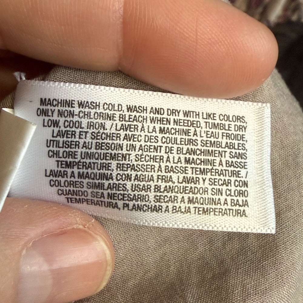 Old Navy Gray Summer Floral Pink Maroon Dress Size Medium - Picture 12 of 12